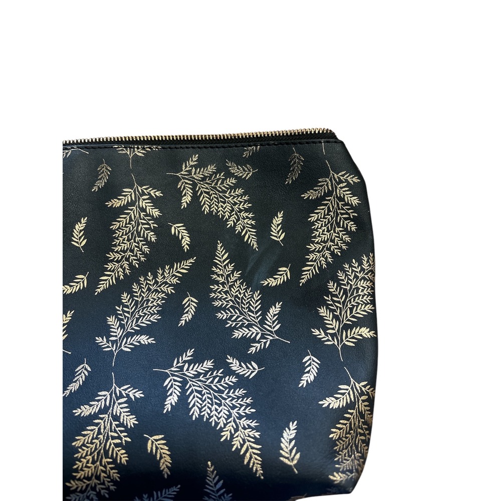 Vince Camuto Makeup Bag Gold and Black - Picture 6 of 6